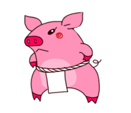 big big pig sticker #2273811