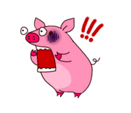 big big pig sticker #2273817