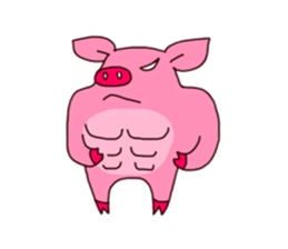 big big pig sticker #2273827