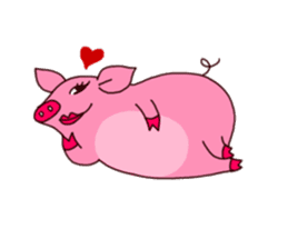 big big pig sticker #2273828