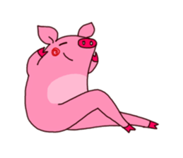 big big pig sticker #2273830