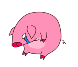 big big pig sticker #2273831