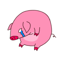 big big pig sticker #2273831