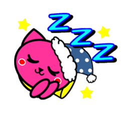 MOMO-NYAN Feeling colorful sticker #2273963