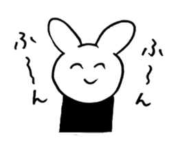 Salmon roe rabbit sticker #2274329
