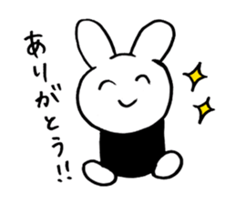 Salmon roe rabbit sticker #2274336