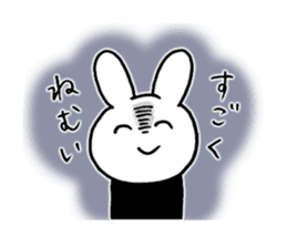 Salmon roe rabbit sticker #2274340