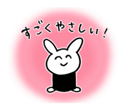 Salmon roe rabbit sticker #2274341