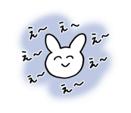 Salmon roe rabbit sticker #2274344