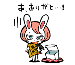 Thank you rabbits sticker #2274570