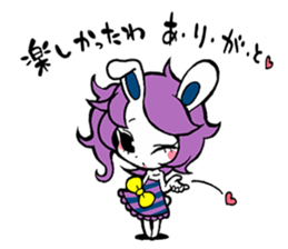 Thank you rabbits sticker #2274571