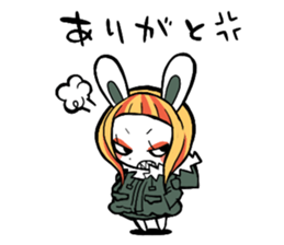 Thank you rabbits sticker #2274573