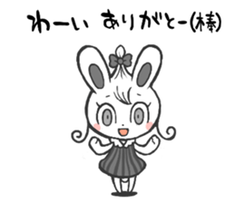 Thank you rabbits sticker #2274593