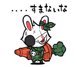 Thank you rabbits sticker #2274597