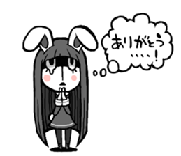 Thank you rabbits sticker #2274599