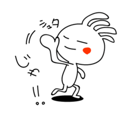 White Kokopelli  3 sticker #2274919