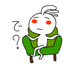 White Kokopelli  3 sticker #2274923