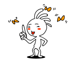 White Kokopelli  3 sticker #2274941