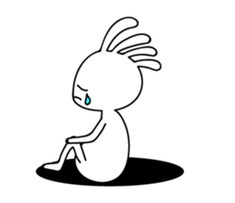 White Kokopelli  3 sticker #2274943