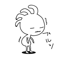 White Kokopelli  3 sticker #2274944