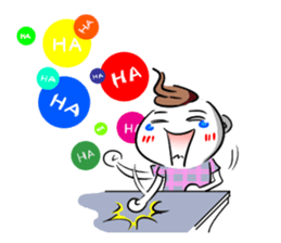 Bianbian boy of Summer Letter sticker #2275039