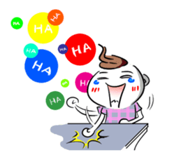 Bianbian boy of Summer Letter sticker #2275039