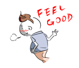 Bianbian boy of Summer Letter sticker #2275043