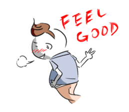 Bianbian boy of Summer Letter sticker #2275043