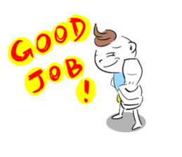 Bianbian boy of Summer Letter sticker #2275044