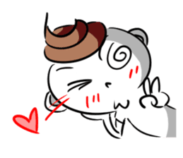 Bianbian boy of Summer Letter sticker #2275045