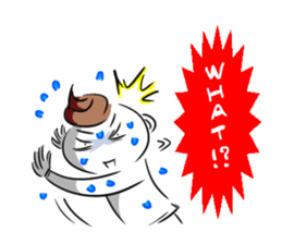 Bianbian boy of Summer Letter sticker #2275047