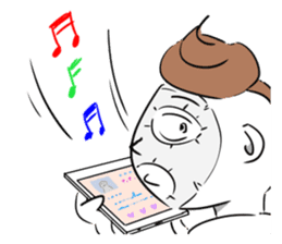 Bianbian boy of Summer Letter sticker #2275048