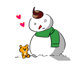 Bianbian boy of Summer Letter sticker #2275049