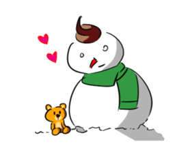 Bianbian boy of Summer Letter sticker #2275049