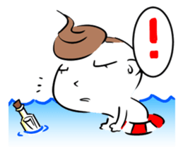 Bianbian boy of Summer Letter sticker #2275054