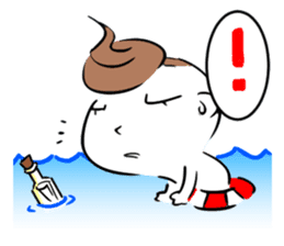 Bianbian boy of Summer Letter sticker #2275054