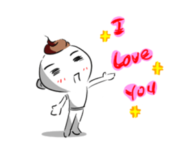 Bianbian boy of Summer Letter sticker #2275056