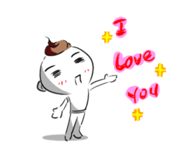 Bianbian boy of Summer Letter sticker #2275056