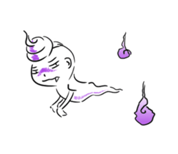 Bianbian boy of Summer Letter sticker #2275060