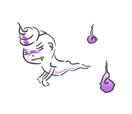 Bianbian boy of Summer Letter sticker #2275060