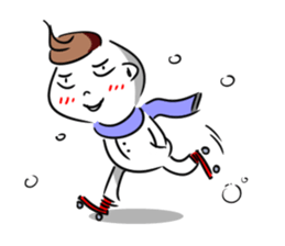 Bianbian boy of Summer Letter sticker #2275062