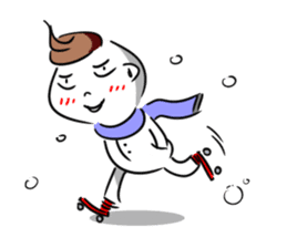 Bianbian boy of Summer Letter sticker #2275062