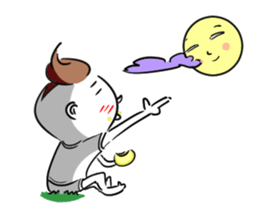 Bianbian boy of Summer Letter sticker #2275064