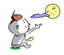 Bianbian boy of Summer Letter sticker #2275064