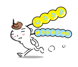 Bianbian boy of Summer Letter sticker #2275065