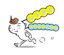 Bianbian boy of Summer Letter sticker #2275065