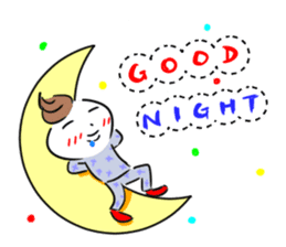 Bianbian boy of Summer Letter sticker #2275067