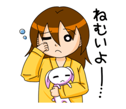 father and daughter sticker #2275121