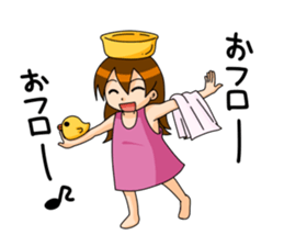 father and daughter sticker #2275129