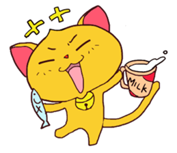 HAPPINESS CAT KURIMARO-KUN sticker #2275352